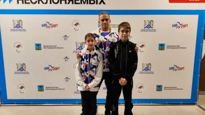 Наши юные спортсмены в Белгороде!