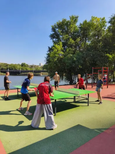 🏓Набережная Донецка стала центром притяжения для теннисистов! 